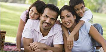 Photo of happy family